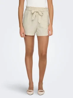 JDYSAY Middels høy midje Regular Fit Lin Shorts