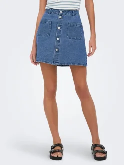 JDYSHIRAZ Denimskjørt Miniskjørt