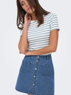 JDYSHIRAZ Denimskjørt Miniskjørt