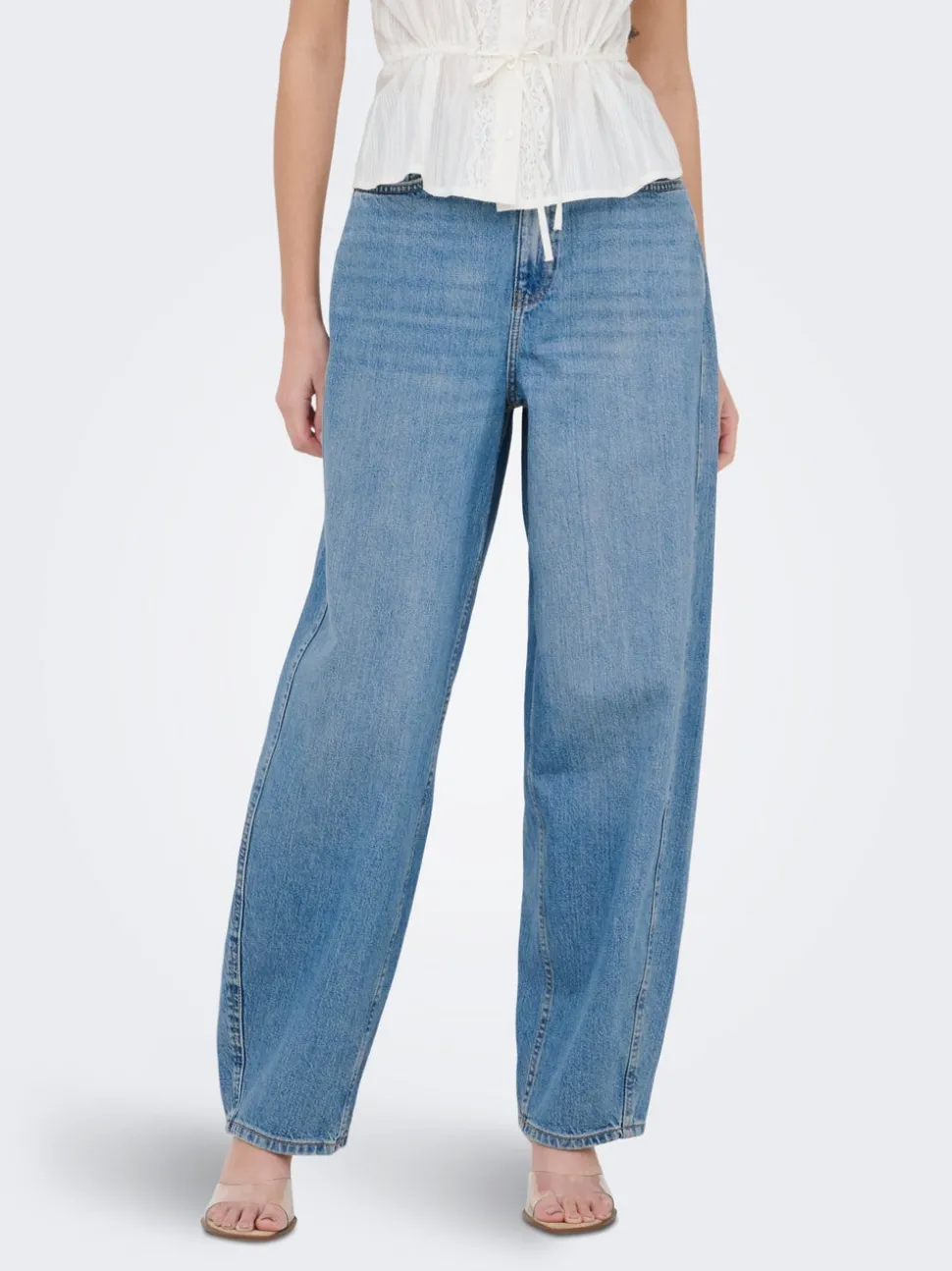 JDYSUSIE Middels høy midje Barrel-passform Jeans