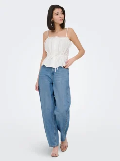JDYSUSIE Middels høy midje Barrel-passform Jeans