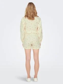 JDYTHEIS Middels høy midje Regular Fit Paperbag-shorts