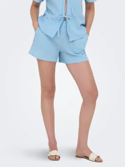 JDYTHEIS Middels høy midje Regular Fit Paperbag-shorts