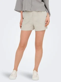 JDYTHEIS Middels høy midje Regular Fit Paperbag-shorts
