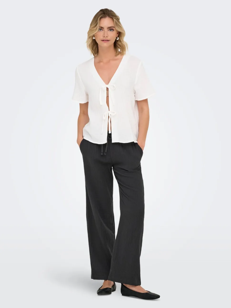 JDYTHEIS Wide Leg Fit Bukser med vide ben