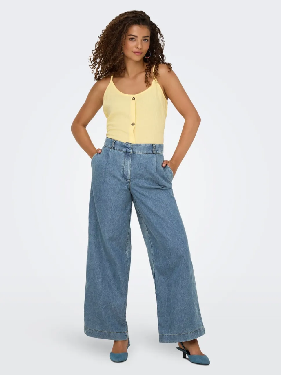 JDYTRIXIE Wide Leg Fit Bukser med vide ben