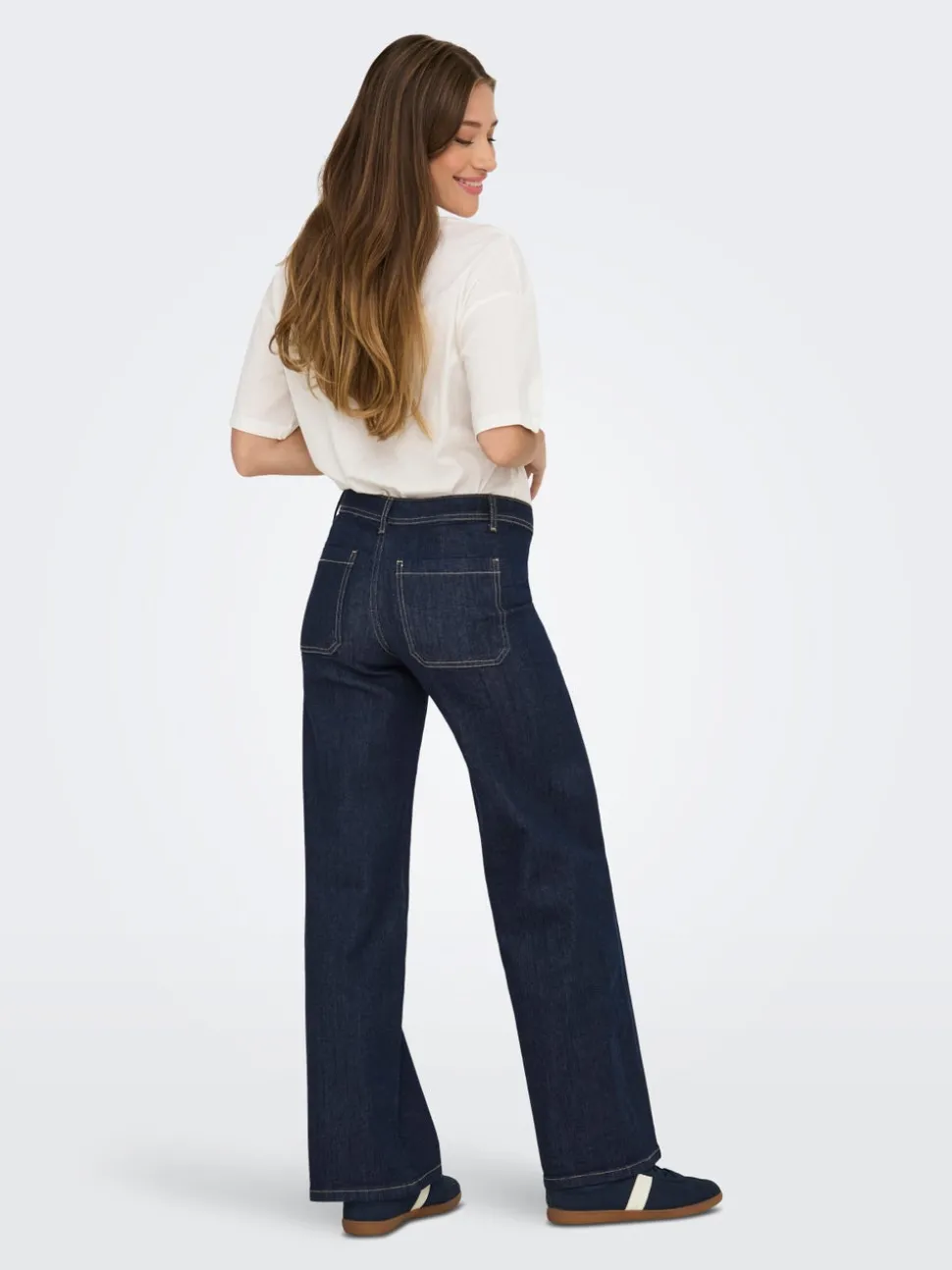 JDYVANESSA Middels høy midje Wide Leg Fit Jeans
