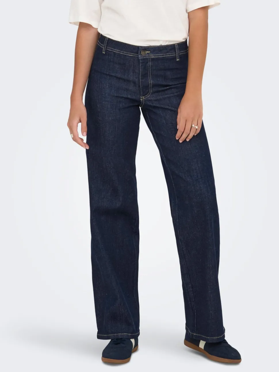 JDYVANESSA Middels høy midje Wide Leg Fit Jeans