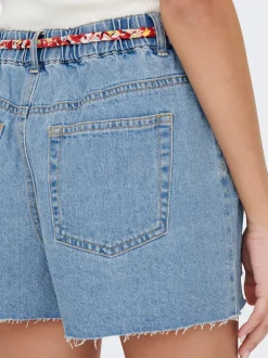 JDYZIGGA Høy midje Loose fit Denimshorts