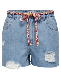 JDYZIGGA Høy midje Loose fit Denimshorts