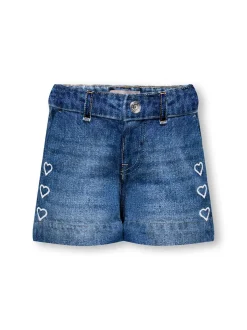 KMGCOMET Middels høy midje Wide Leg Fit Denimshorts