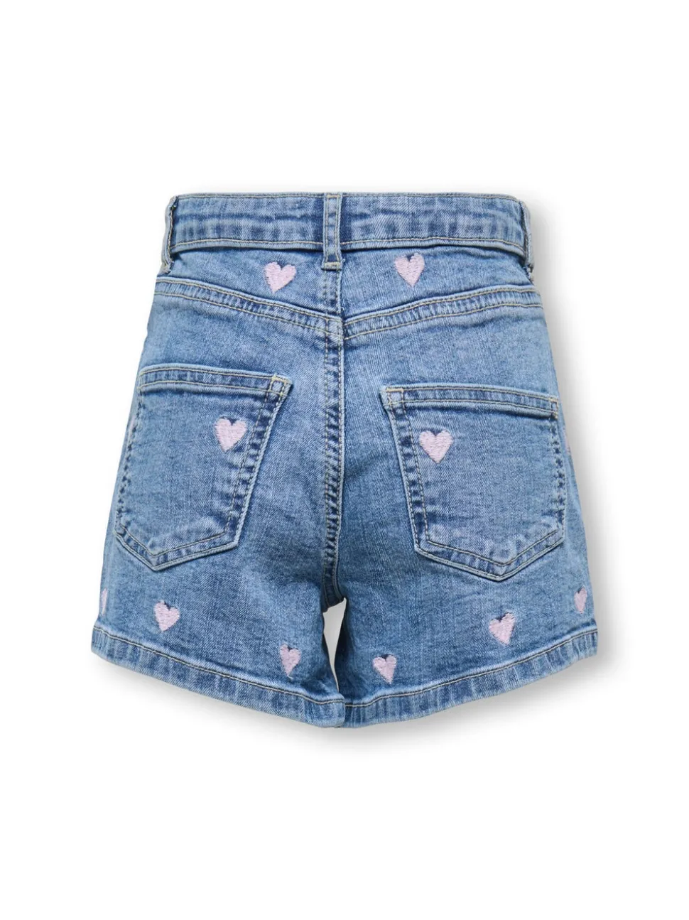 KMGJUICY Middels høy midje Regular Fit Denimshorts