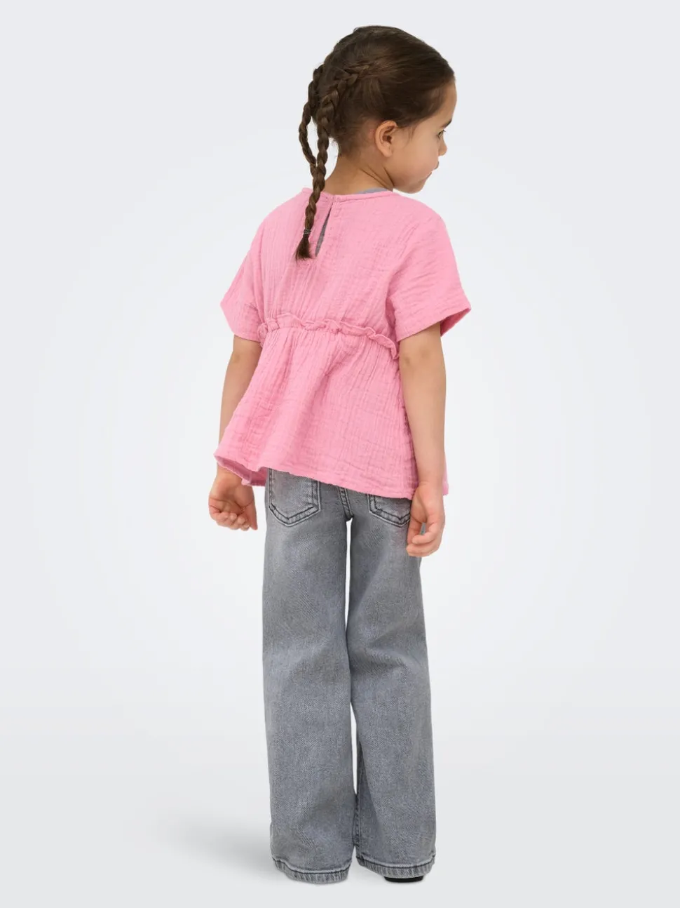 KMGJUICY Middels høy midje Wide Leg Fit Jeans