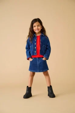 KMGOFELIA Denimskjørt Miniskjørt