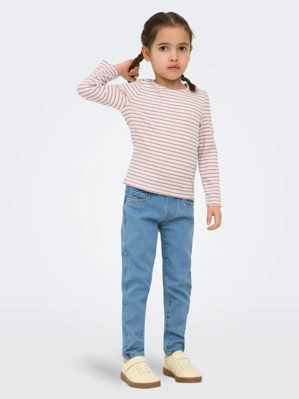 KMGRAIN Middels høy midje Skinny Fit Jeans