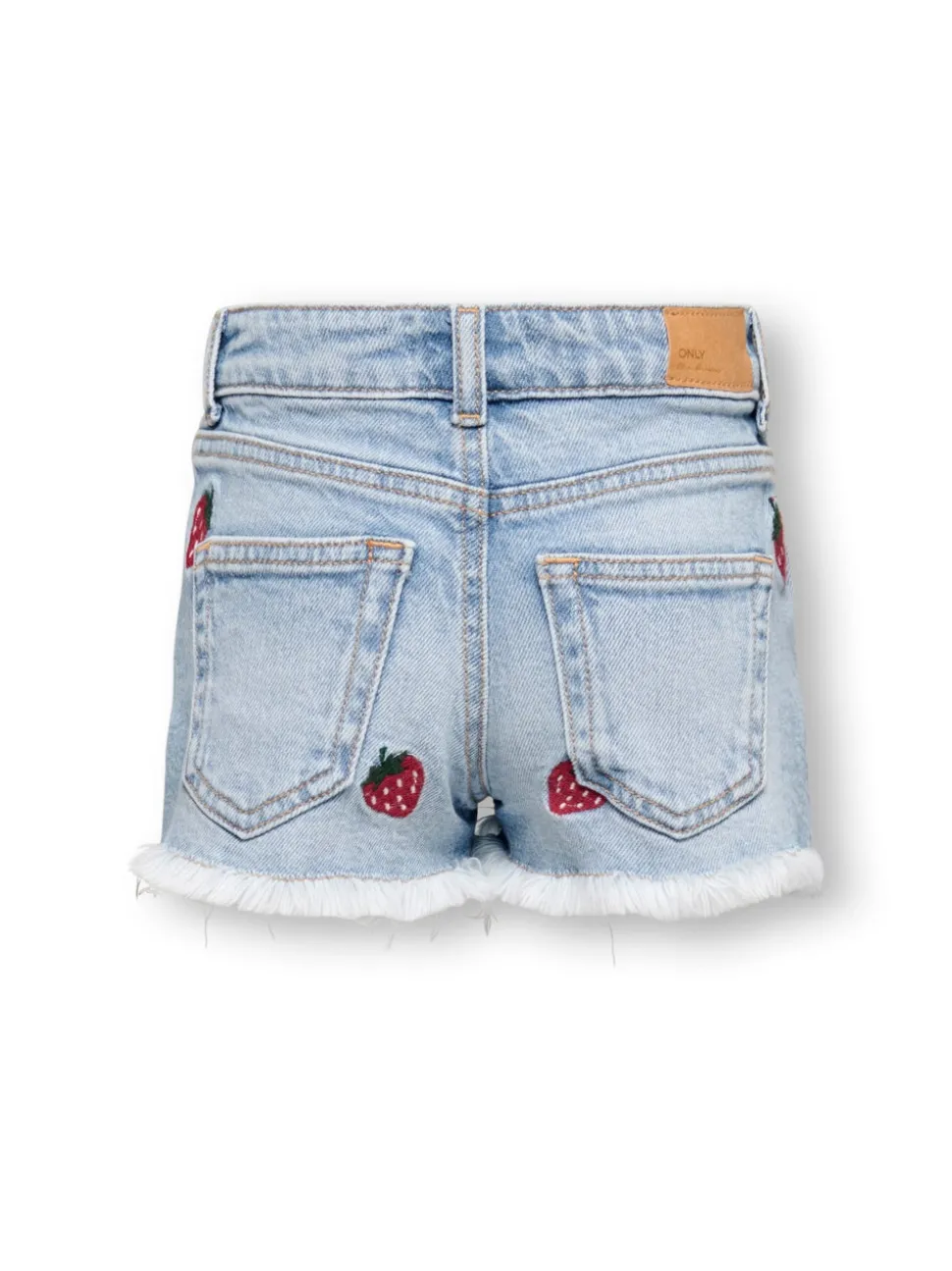 KMGROBYN Middels høy midje Straight Fit Denimshorts