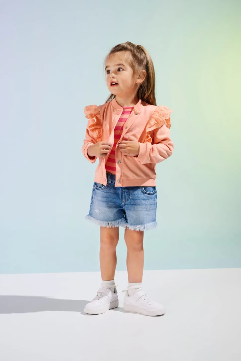 KMGROBYN Straight Fit Denimshorts
