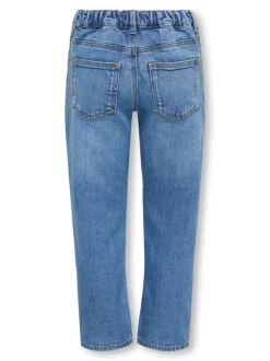 KMGVALENTINE Middels høy midje Straight Fit Jeans