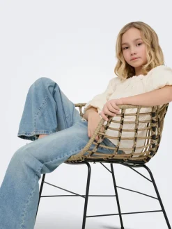 KOGBROOME Høy midje Wide Leg Fit Jeans