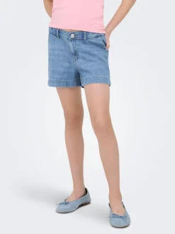 KOGCOMET Middels høy midje Wide Leg Fit Denimshorts