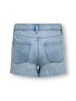 KOGCOMET Middels høy midje Wide Leg Fit Denimshorts