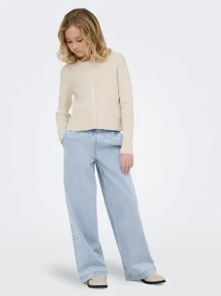 KOGDEIA Høy midje Wide Leg Fit Jeans