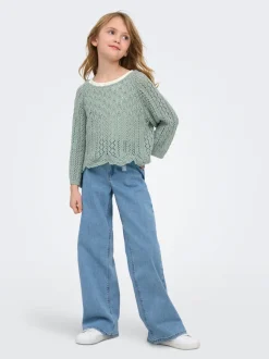 KOGFREE Middels høy midje Wide Leg Fit Jeans