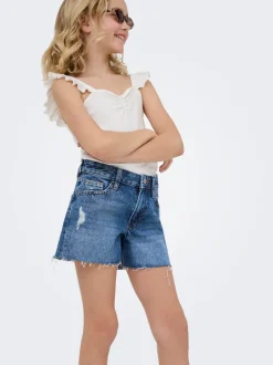 KOGGABI Høy midje Regular Fit Denimshorts