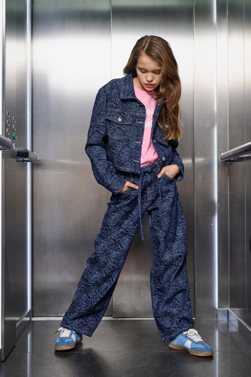 KOGGIANNA Middels høy midje Straight Fit Ankellengde Jeans