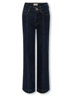 KOGHOPE Høy midje Wide Leg Fit Ankellengde Jeans