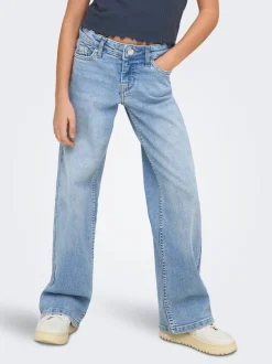 KOGJUDY-O Lav midje Wide Leg Fit Jeans