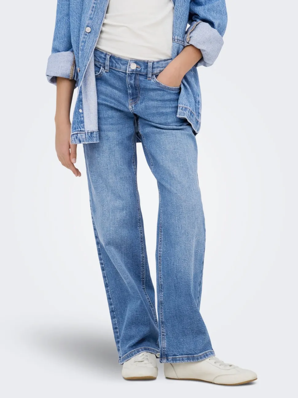 KOGJULLES Lav midje Straight Fit Jeans