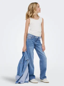 KOGJULLES Lav midje Straight Fit Jeans