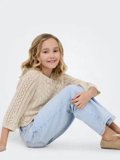 KOGJULLES Lav midje Straight Fit Jeans