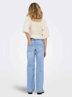 KOGJULLES Lav midje Straight Fit Jeans