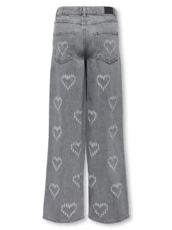 KOGLUMI Høy midje Wide Leg Fit Jeans