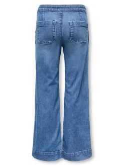 KOGMADISON Høy midje Wide Leg Fit Ankellengde Jeans