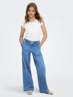 KOGNEW Middels høy midje Wide Leg Fit Jeans