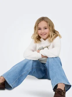 KOGPALMA Middels høy midje Wide Leg Fit Jeans