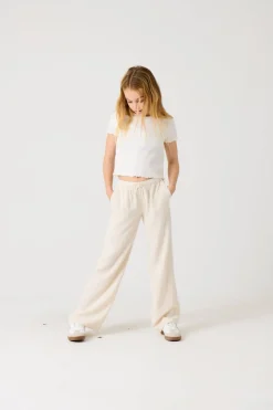 KOGSIESTA Straight Fit Lin Bukser