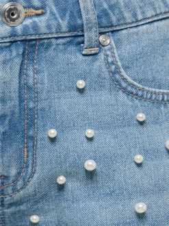 KOGVERA Middels høy midje Regular Fit Denimshorts