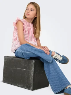 KOGYASMIN Middels høy midje Wide Leg Fit Jeans