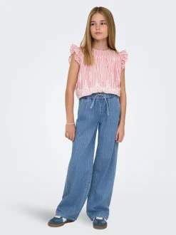 KOGYASMIN Middels høy midje Wide Leg Fit Jeans