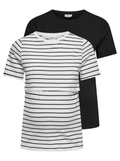 OLMBLOOM 2-pack T-skjorte