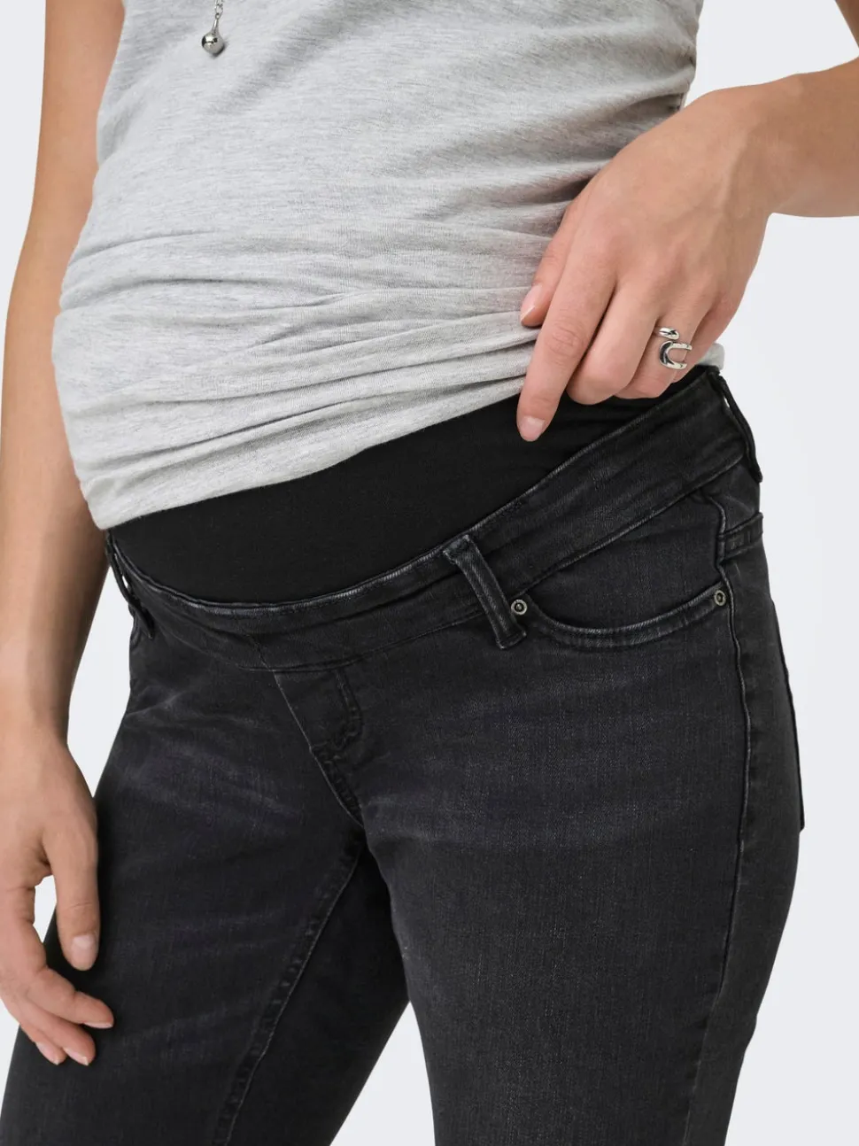 OLMBLUSH Middels høy midje Skinny Fit Ankellengde Jeans
