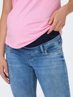 OLMBLUSH Middels høy midje Flared Fit Jeans