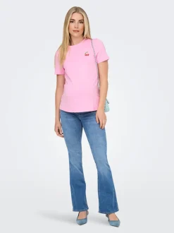 OLMBLUSH Middels høy midje Flared Fit Jeans