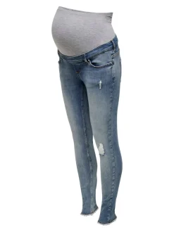 OLMBLUSH Middels høy midje Skinny Fit Ankellengde Jeans