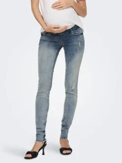 OLMBLUSH Middels høy midje Skinny Fit Ankellengde Jeans