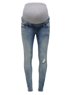 OLMBLUSH Middels høy midje Skinny Fit Ankellengde Jeans